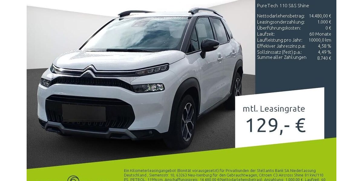 Citroen C3 Aircross 21.444 km 15.289 &euro; Borken 46325