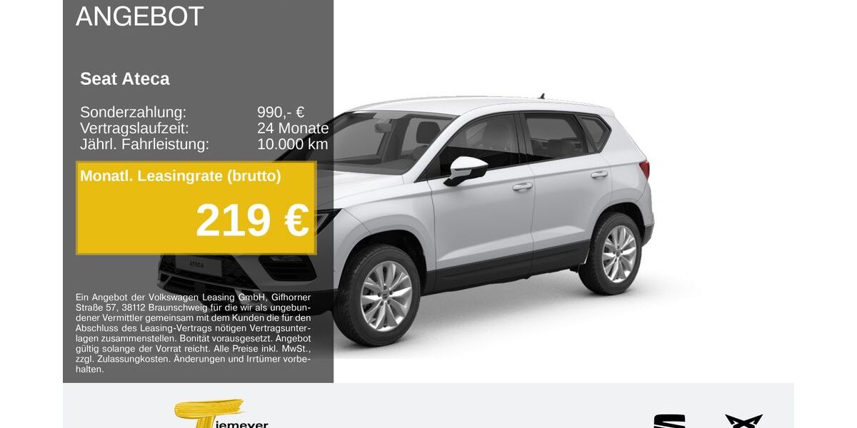 Seat Ateca 25.288 km 26.980 &euro; Duisburg 47059