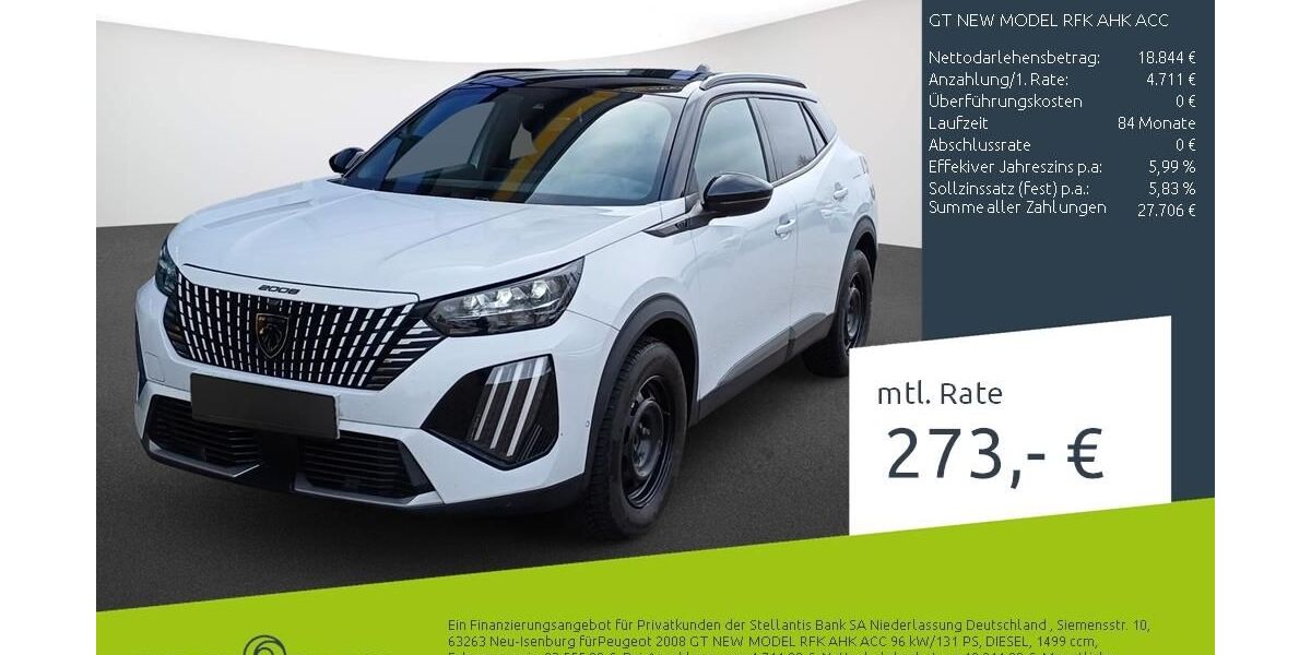 Peugeot 2008 67.521 km 23.749 &euro; Borken 46325