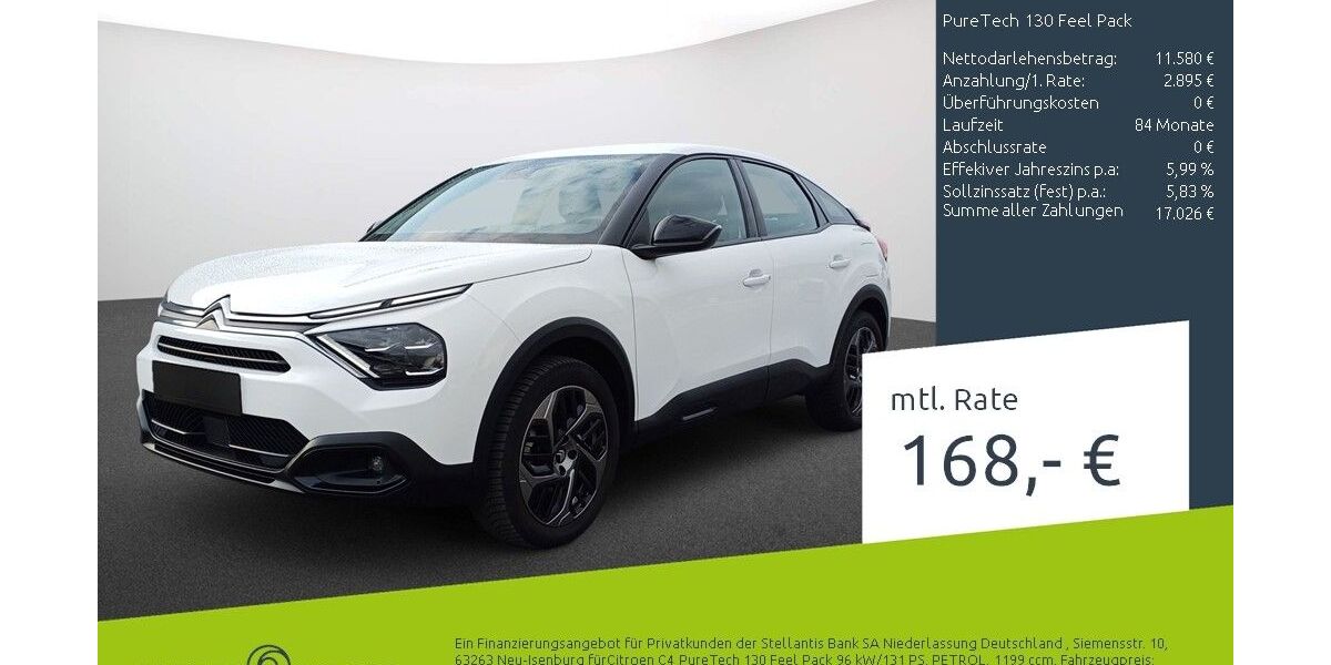 Citroen C4 32.997 km 14.210 &euro; Borken 46325