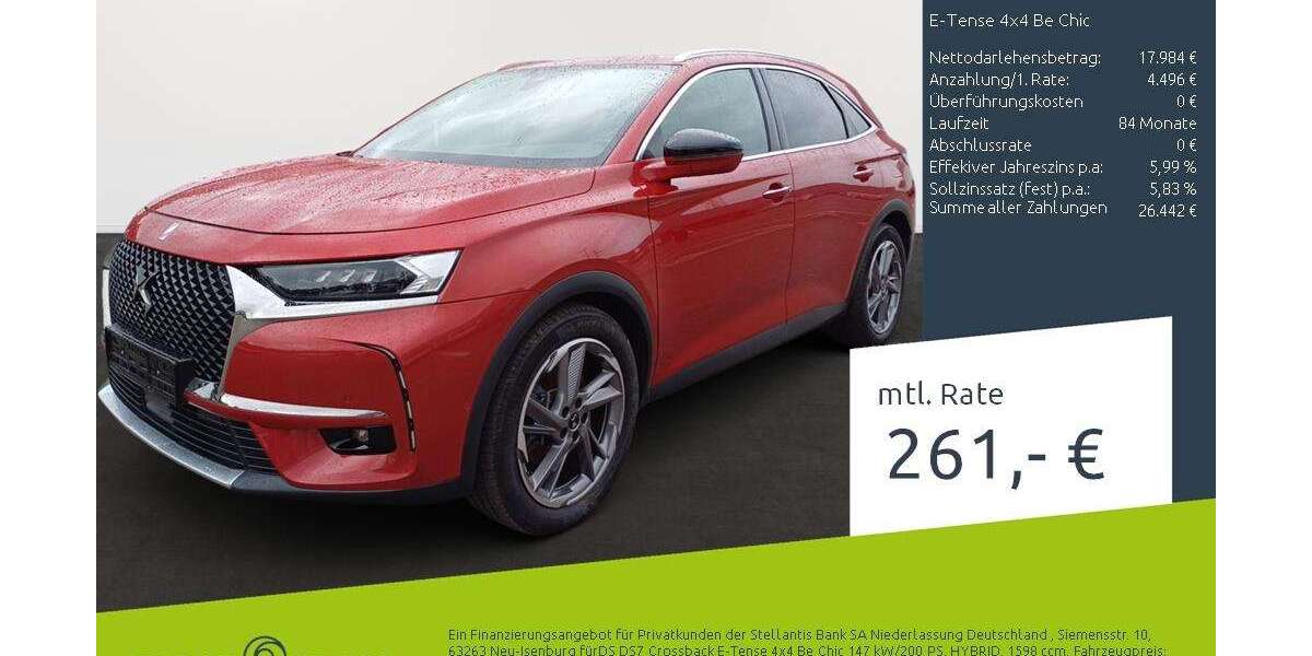 DS Automobiles DS 7 Crossback 51.357 km 22.480 &euro; Borken 46325
