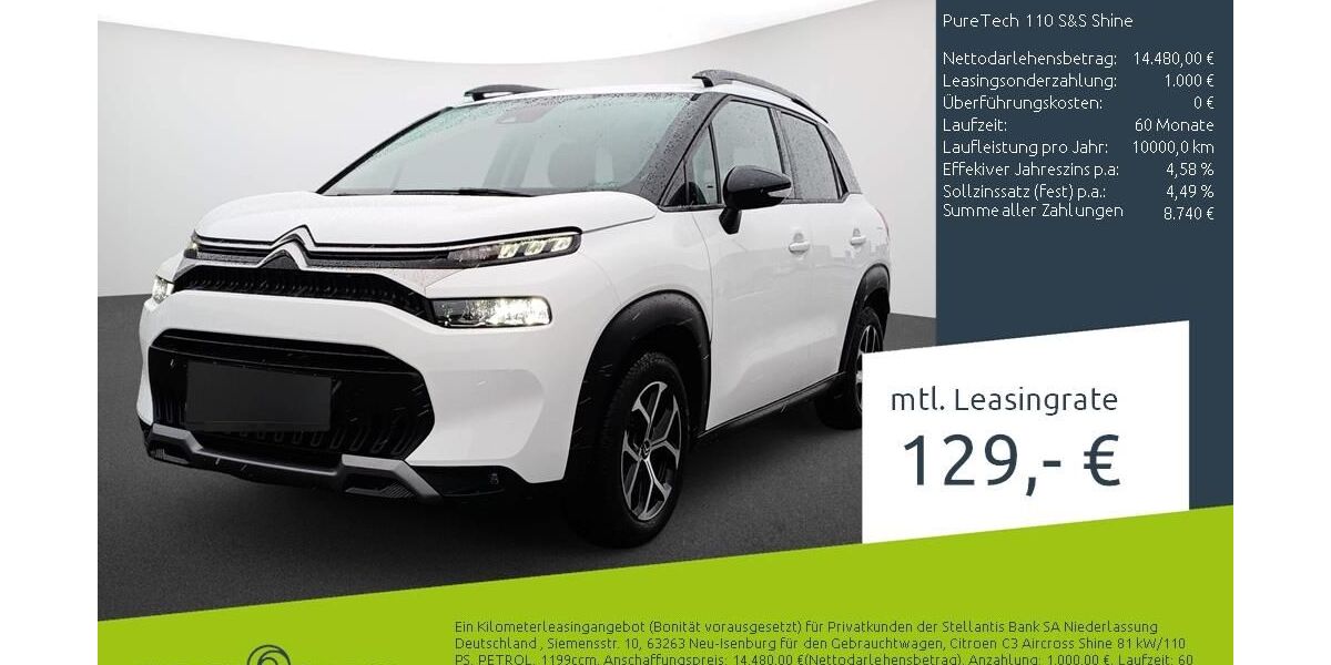 Citroen C3 Aircross 16.817 km 14.590 &euro; Borken 46325
