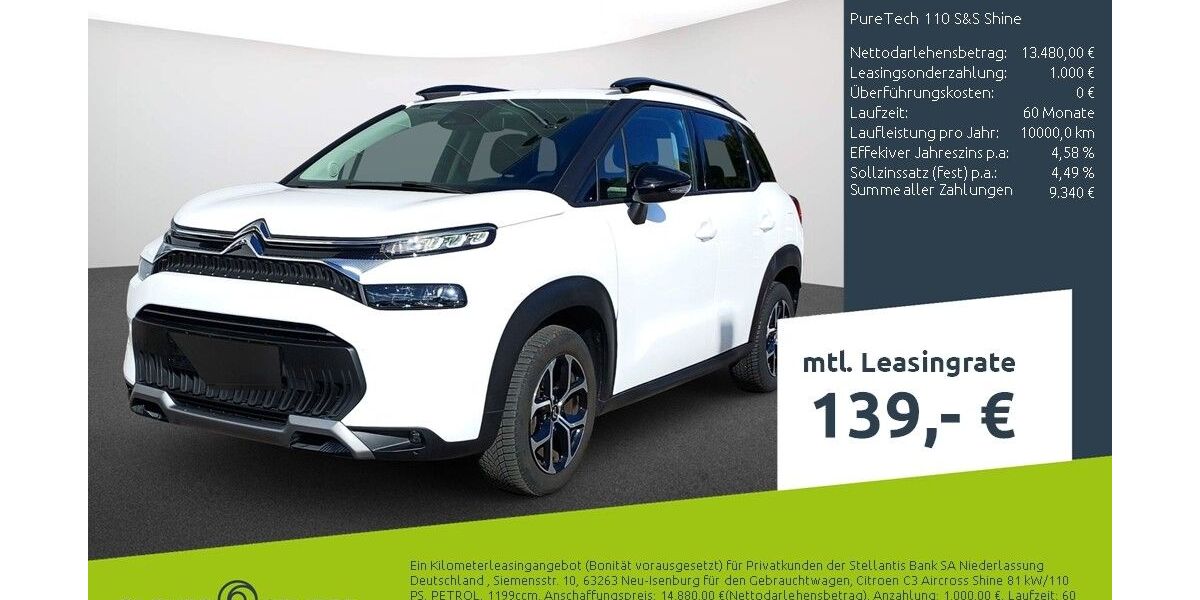 Citroen C3 Aircross 12.593 km 12.945 &euro; Borken 46325