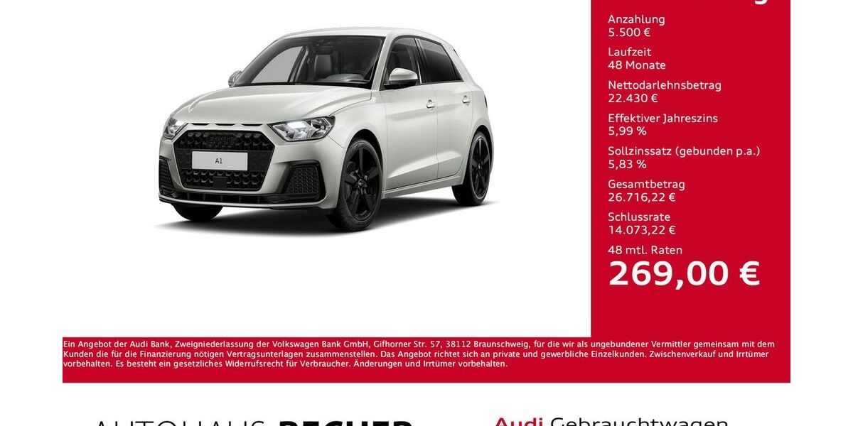 Audi A1 4.555 km 27.930 &euro; Wesel 46485