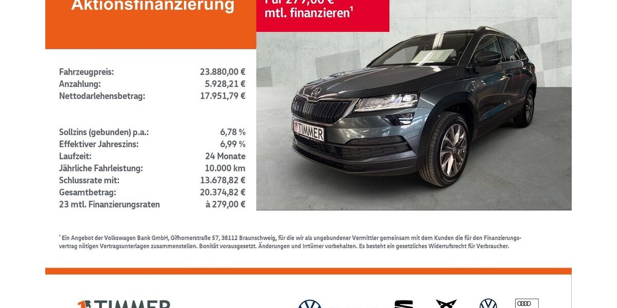 Skoda Karoq 69.470 km 23.880 &euro; Dülmen 48249