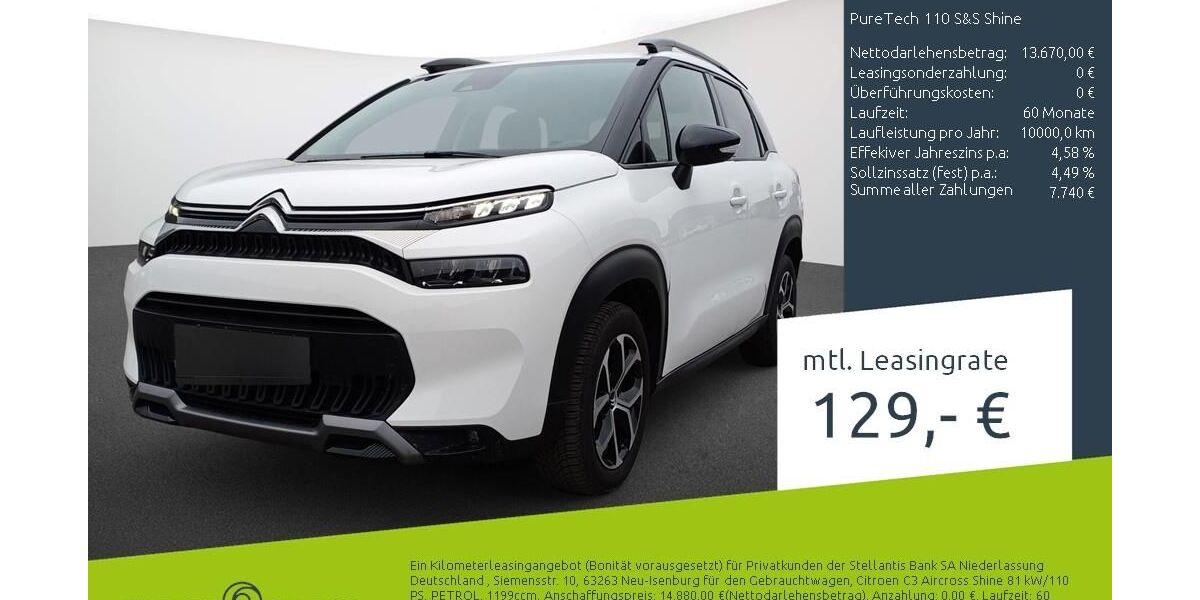 Citroen C3 Aircross 13.782 km 13.690 &euro; Borken 46325