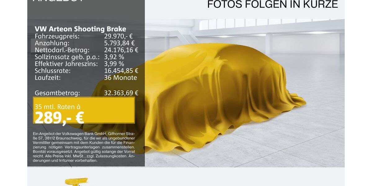 VW Arteon 63.693 km 29.970 &euro; Bochum 44892