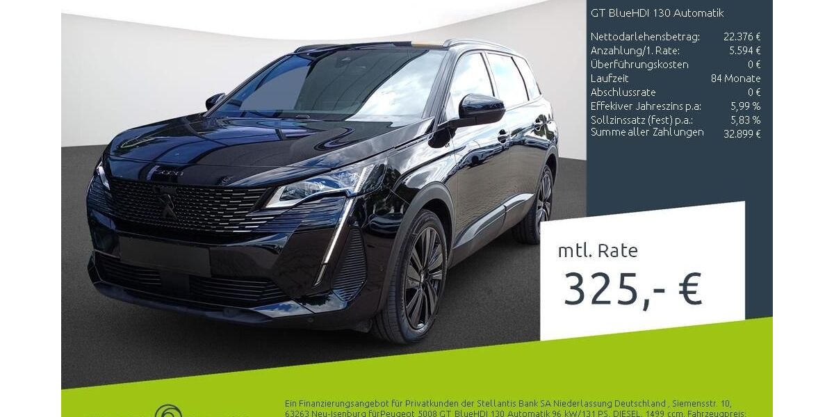 Peugeot 5008 46.888 km 27.776 &euro; Borken 46325