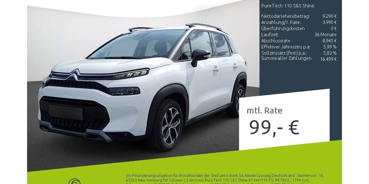 Citroen C3 Aircross 66.597 km 12.399 &euro; Borken 46325