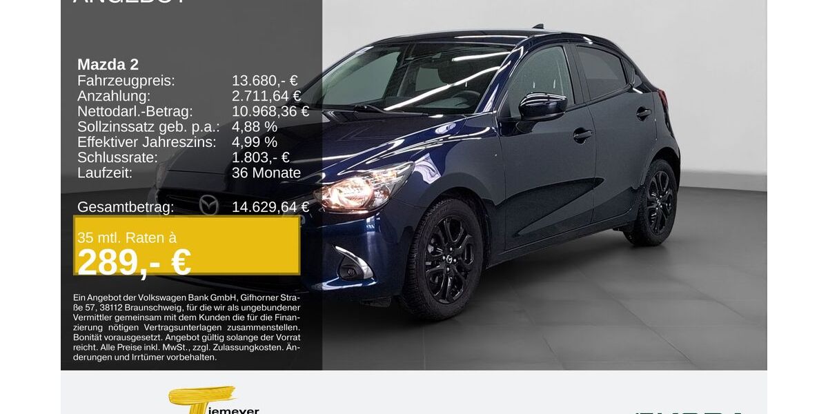 Mazda 2 52.551 km 13.680 &euro; Bochum 44809