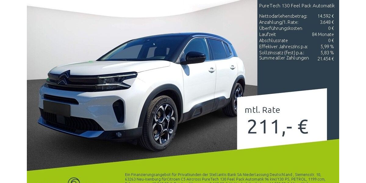 Citroen C5 Aircross 23.280 km 18.240 &euro; Borken 46325