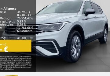VW Tiguan Allspace 39.887 km 33.980 &euro; Bochum 44892