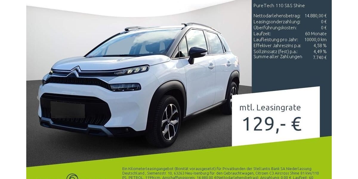 Citroen C3 Aircross 7.315 km 14.489 &euro; Borken 46325