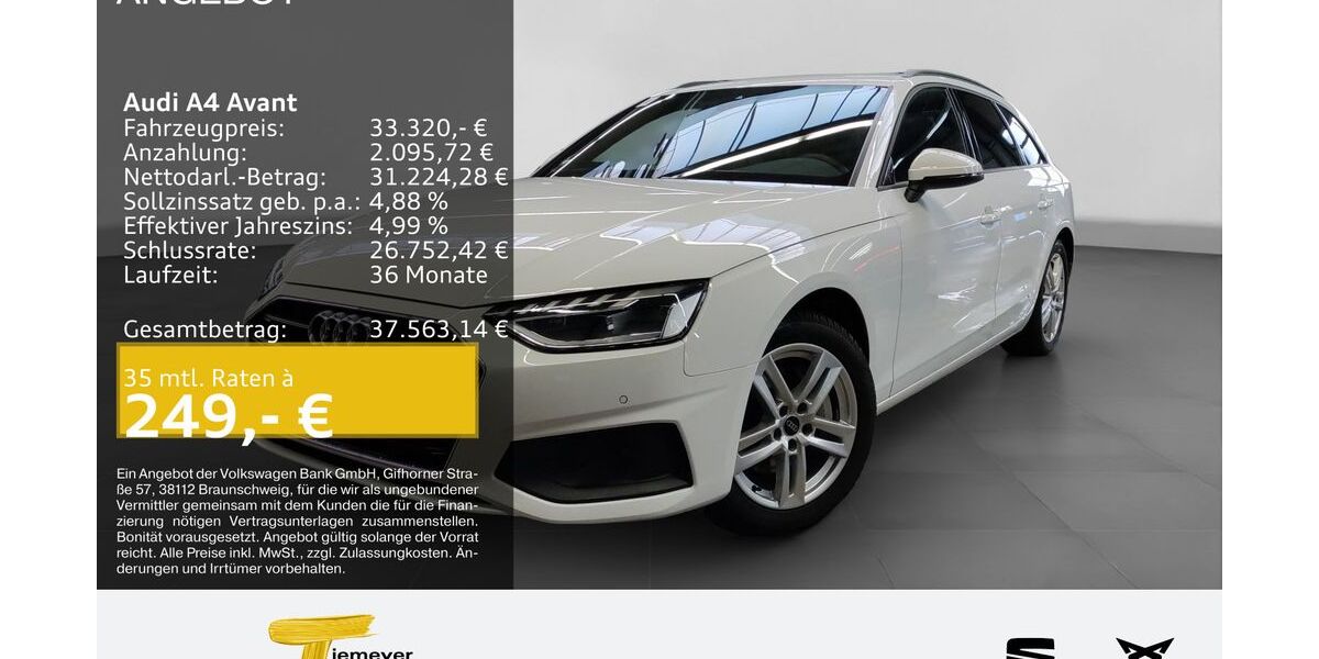 Audi A4 36.863 km 32.890 &euro; Bochum 44809