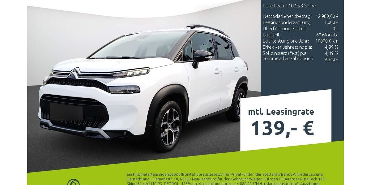 Citroen C3 Aircross 17.168 km 13.994 &euro; Borken 46325