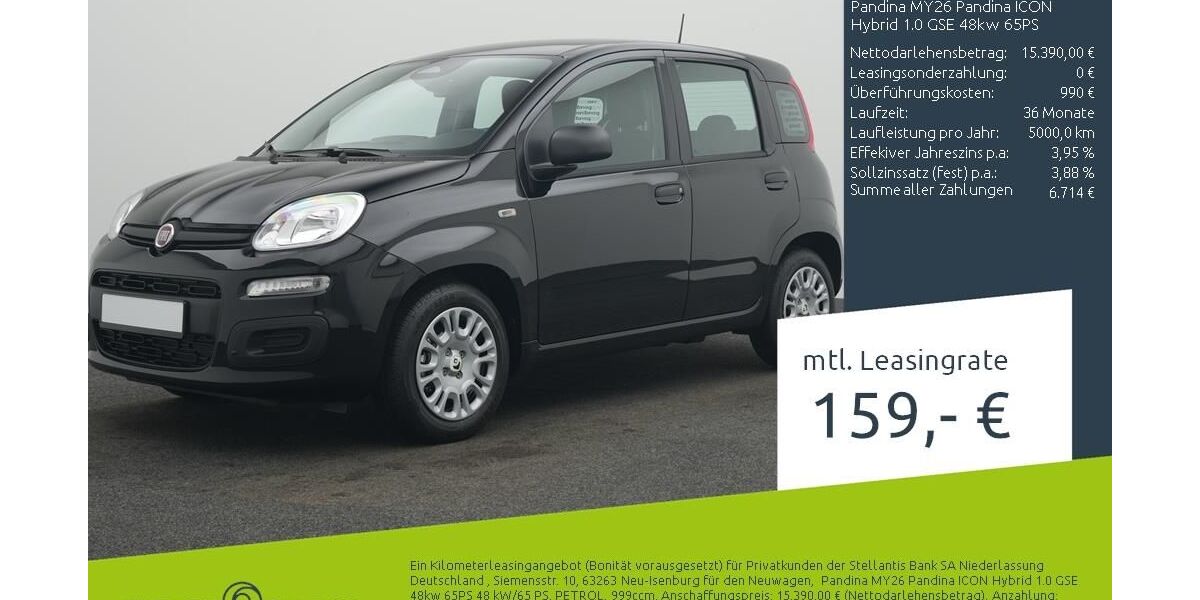 Fiat Panda 4.398 km 14.980 &euro; Borken 46325