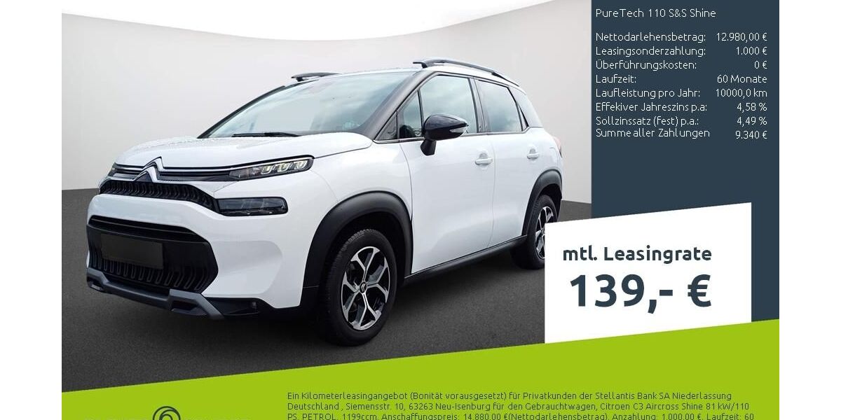 Citroen C3 Aircross 20.667 km 13.978 &euro; Borken 46325