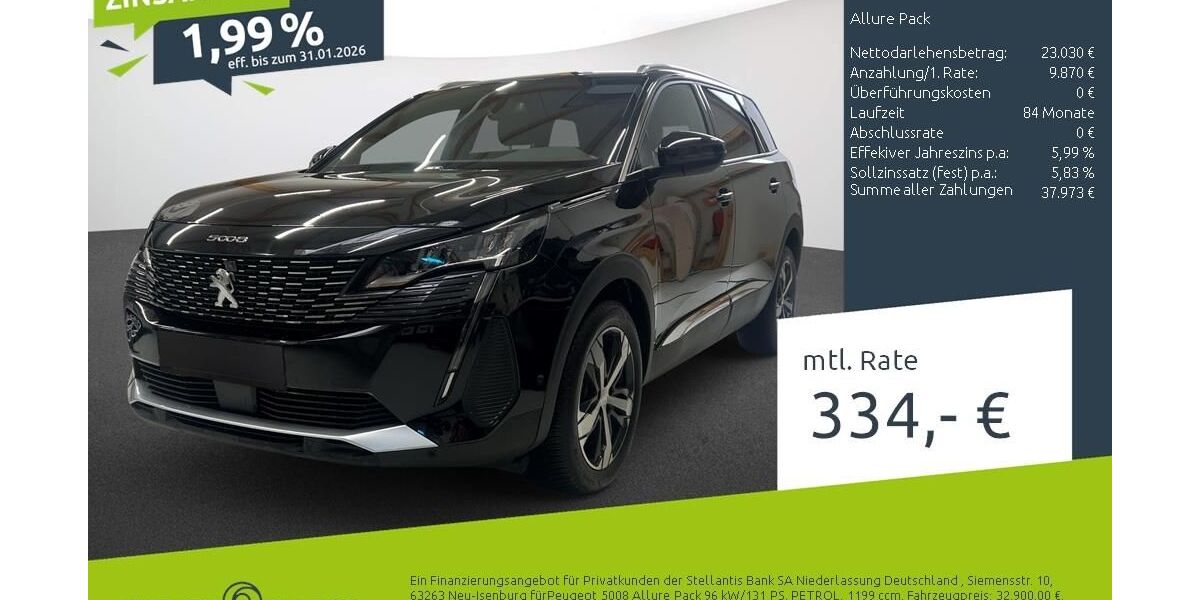 Peugeot 5008 14.597 km 32.900 &euro; Dülmen 48249