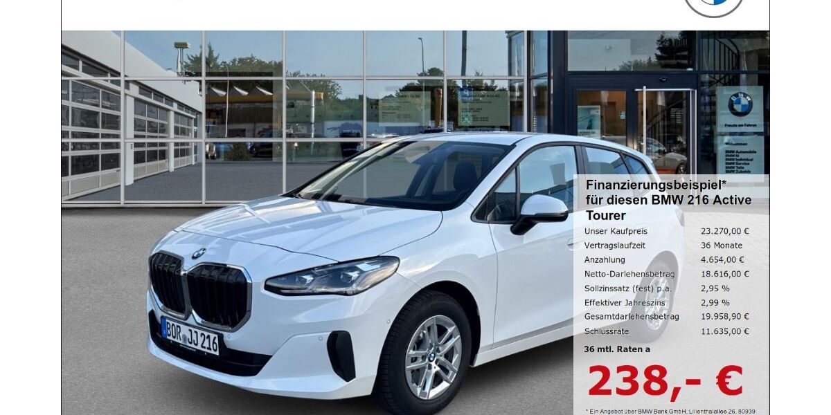 BMW 216 Active Tourer 22.854 km 21.190 &euro; Borken 46325