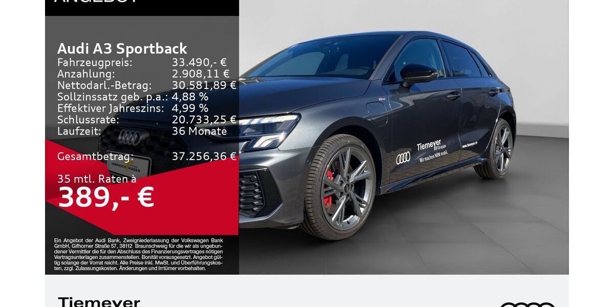 Audi A3 24.999 km 33.490 &euro; Bochum 44892