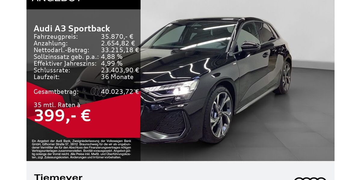 Audi A3 6.499 km 34.780 &euro; Bochum 44809