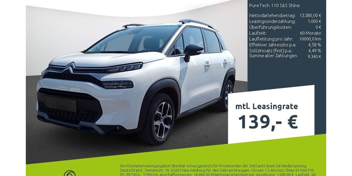Citroen C3 Aircross 18.356 km 12.630 &euro; Borken 46325