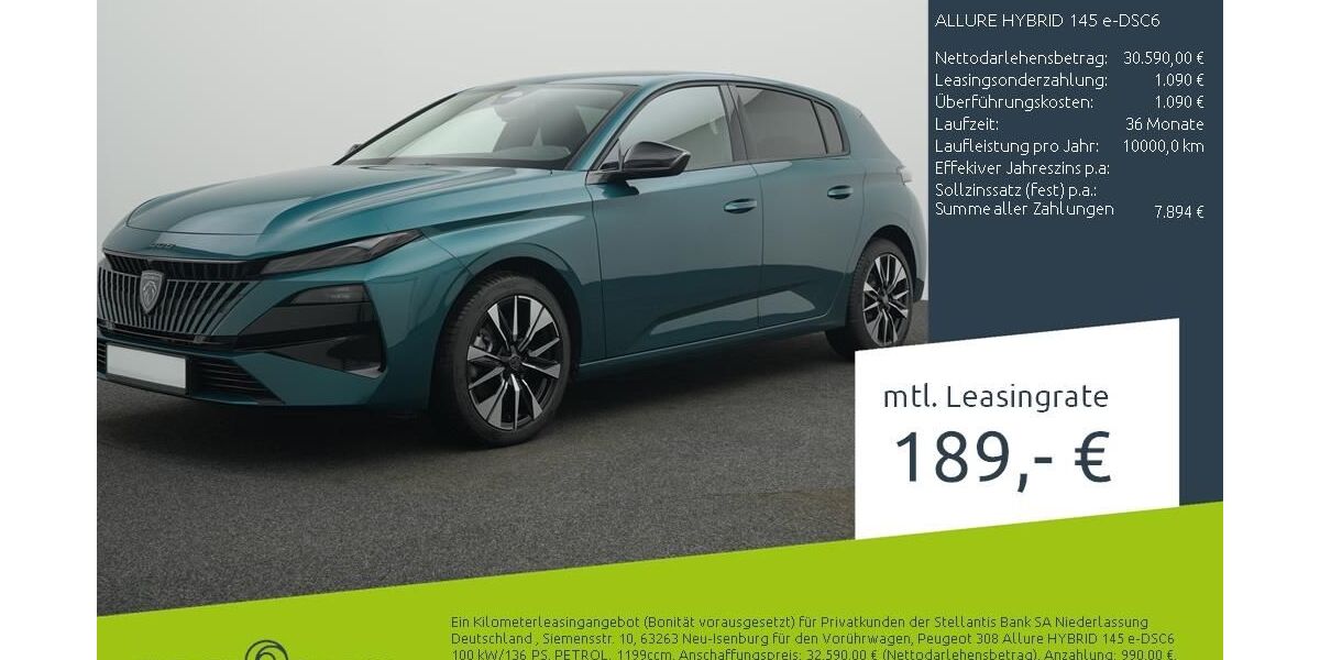 Peugeot 308 3.000 km 29.290 &euro; Borken 46325