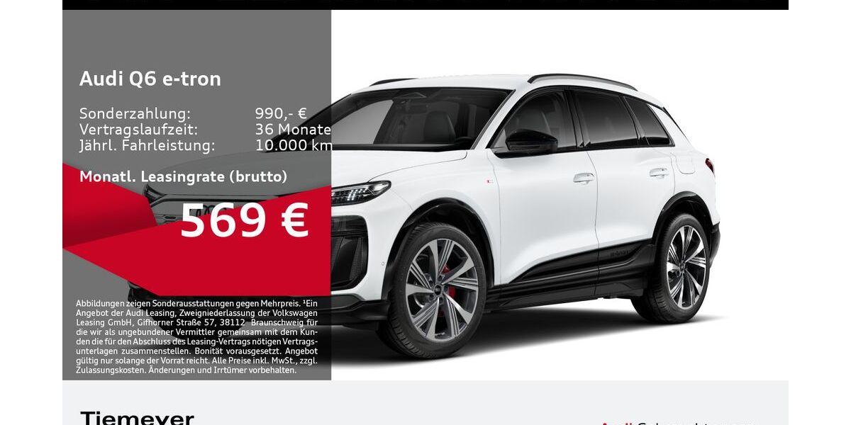 Audi Q6 e-tron 12.652 km 62.490 &euro; Bochum 44809