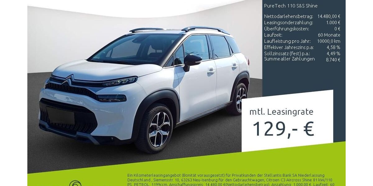Citroen C3 Aircross 18.191 km 14.480 &euro; Borken 46325
