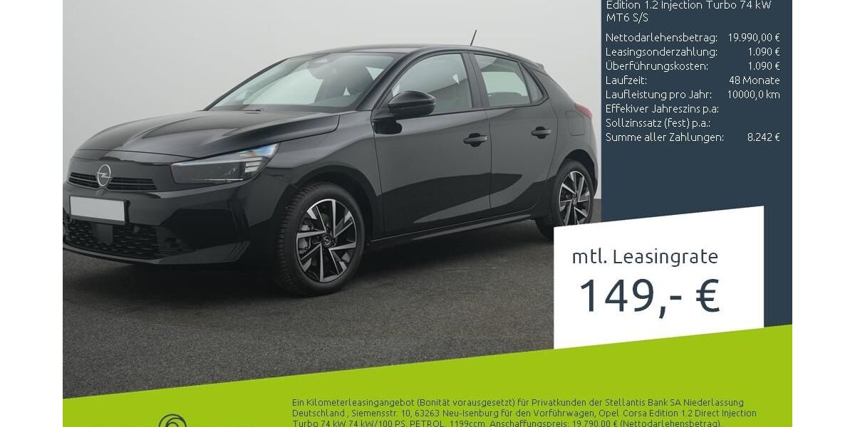 Opel Corsa 2.000 km 19.690 &euro; Borken 46325