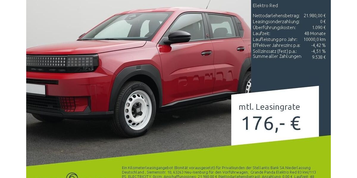 Fiat Grande Panda 1.500 km 20.880 &euro; Borken 46325