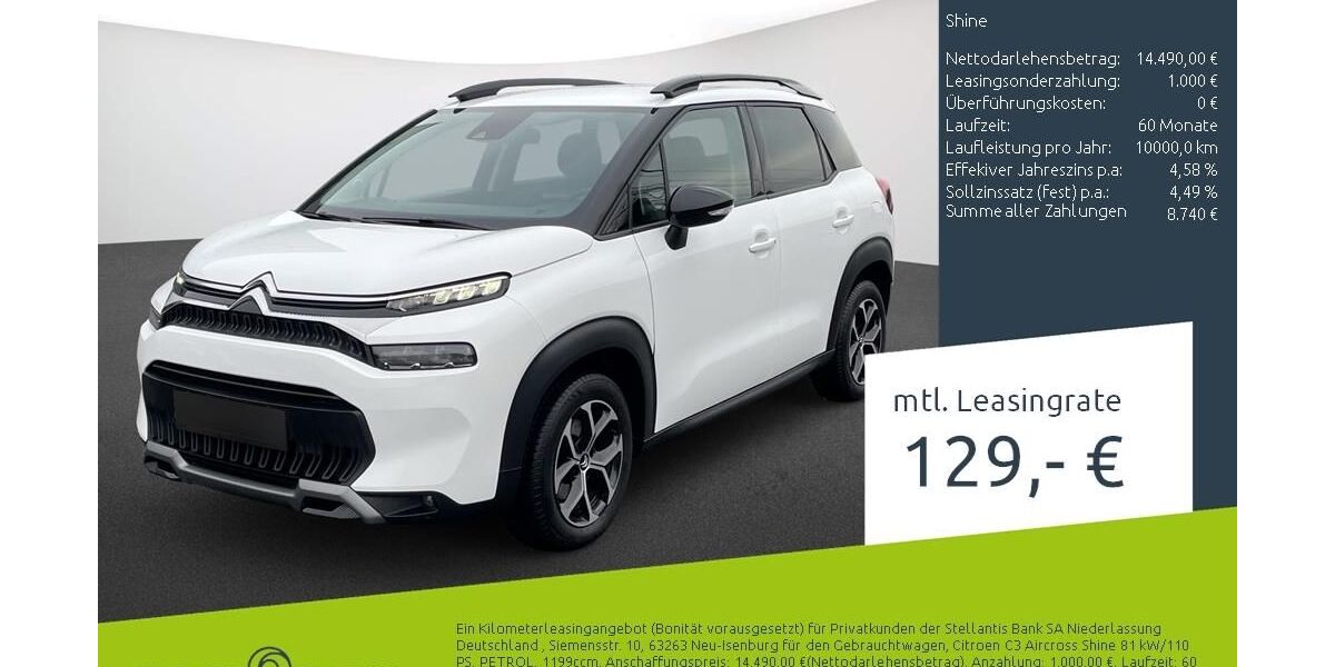 Citroen C3 Aircross 21.047 km 14.989 &euro; Borken 46325