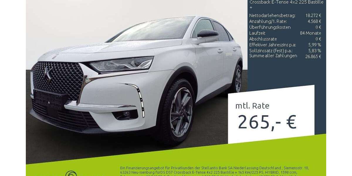 DS Automobiles DS 7 Crossback 42.236 km 22.840 &euro; Borken 46325