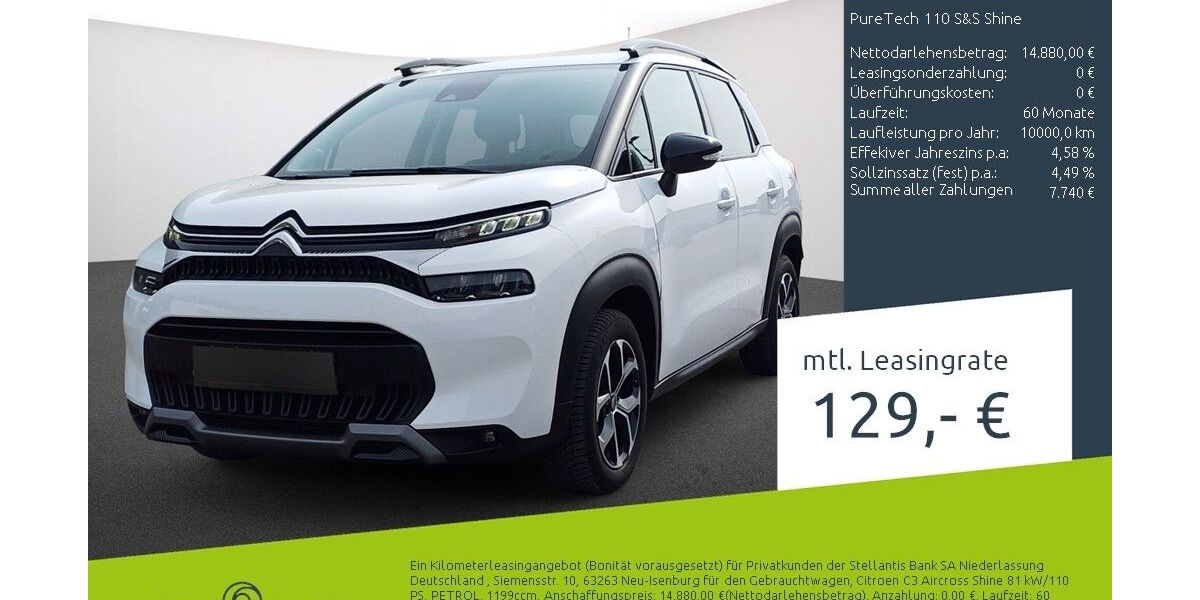 Citroen C3 Aircross 13.088 km 13.270 &euro; Borken 46325